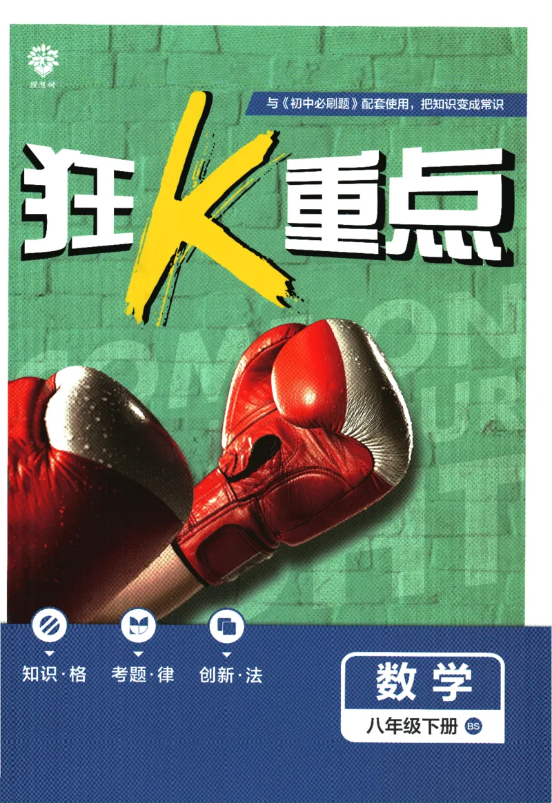 《初中必刷题八年级下册数学北师版狂K重点_2、2025初中必刷题合集_初中必刷题23+24+25上册_2024版（数学北师版下册）》第1页预览