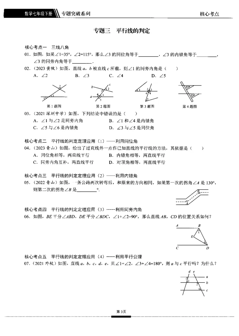 《核心考点-初中数学7年级下册_初中全科目同步习题+精品试卷(7-9年级)(1)_25秋初中数学《同步习题+精品试卷》_初中数学人教版试卷_初中数学人教版7-9年级上册_《核心考点》_817》第8页预览