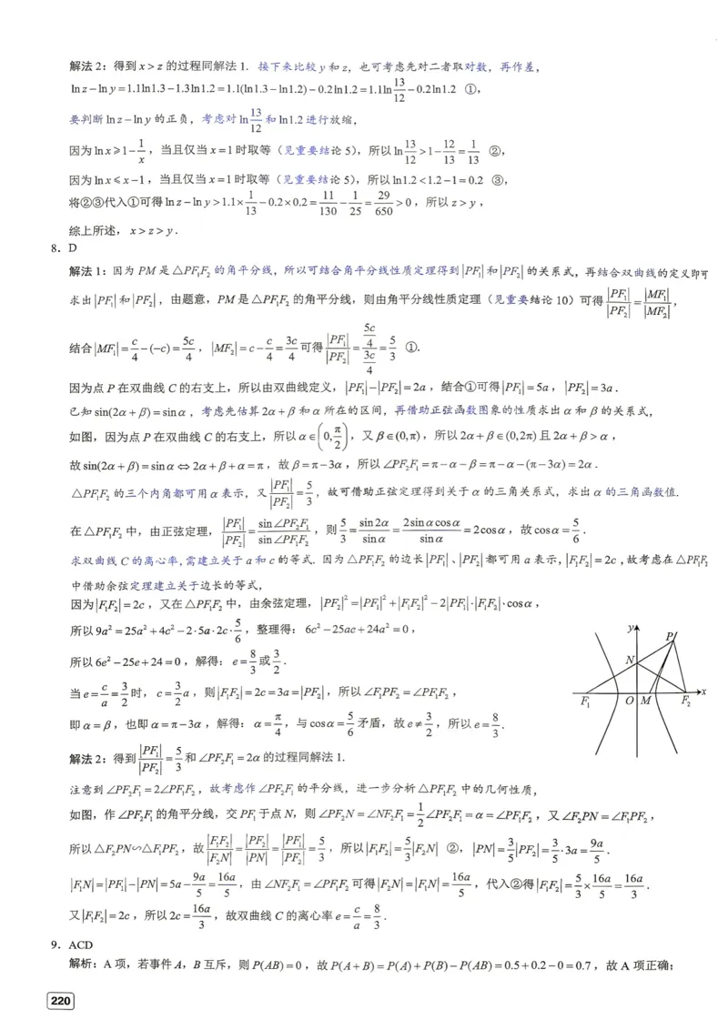 《第24套答案-2026届T8第二次联考_小初高学习资料合集（每天更新）_2027版《一数-核心卷-高考数学模拟30卷》拔高_17-24套：提升卷》第2页预览