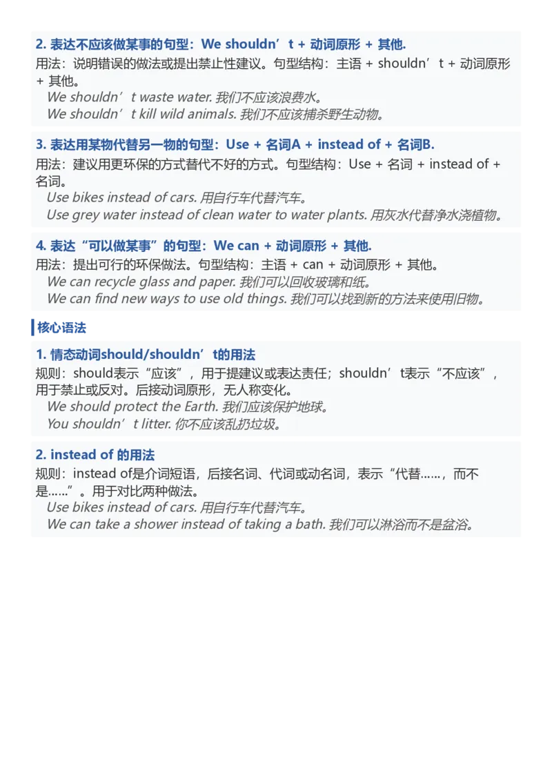 《26湘少版六上英语重难点知识梳理6-10_小初高学习资料合集（每天更新）_2026秋小学英语《单词默写》3-6年级上册（多版本）_2026秋湘少版3-6上英语知识点_26湘少版6上英语》第4页预览