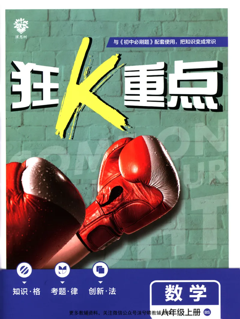 《初中必刷题狂K重点北师版数学八年级上册_2、2025初中必刷题合集_初中必刷题23+24+25上册_25初中必刷_可信网络等多个文件_2025初中必刷题_数学八年级上册（北师版）》第1页预览