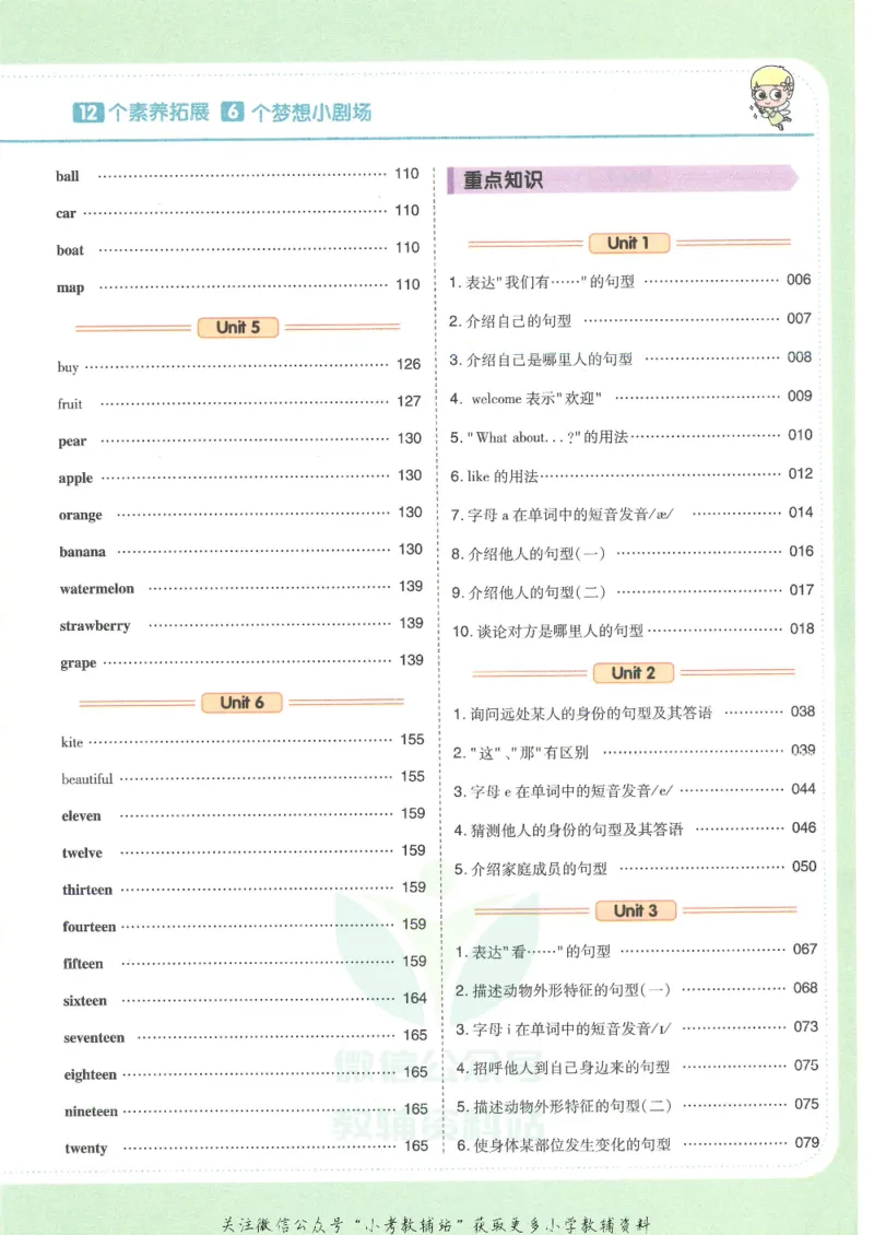 《教材帮三年级下册英语人教PEP版_小学1-6年级全科全套_1-6年级全科下册_三年级_三年级下英语_英语三下人教PEP版》第5页预览