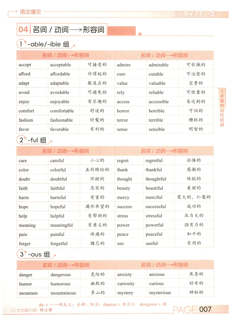 《2027版必刷100讲-词汇素材小集_小初高学习资料合集（每天更新）_2027版《一英高考英语核心方法•必刷100讲》》第10页预览