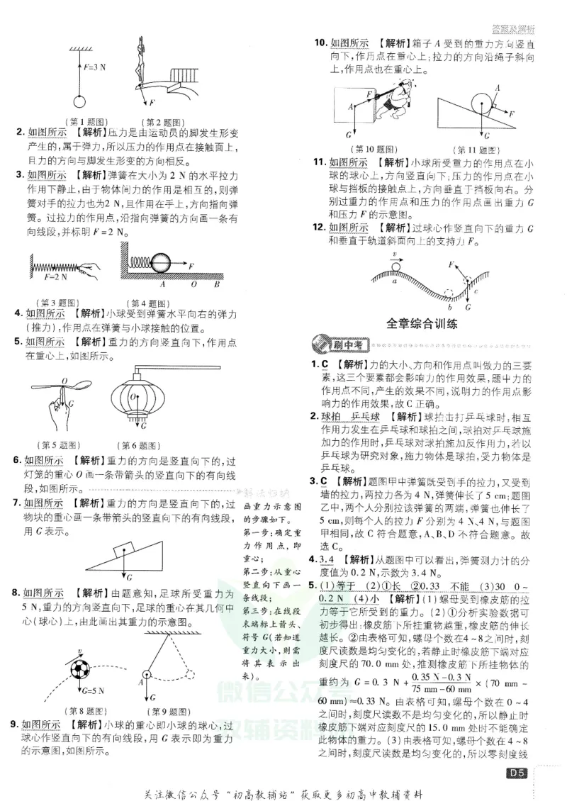《初中必刷题八年级下册物理人教版答案及深度解析_2、2025初中必刷题合集_初中必刷题23+24+25上册_25初中必刷_可信网络等多个文件_初中必刷题_历年必刷题和24上册_2022版》第7页预览