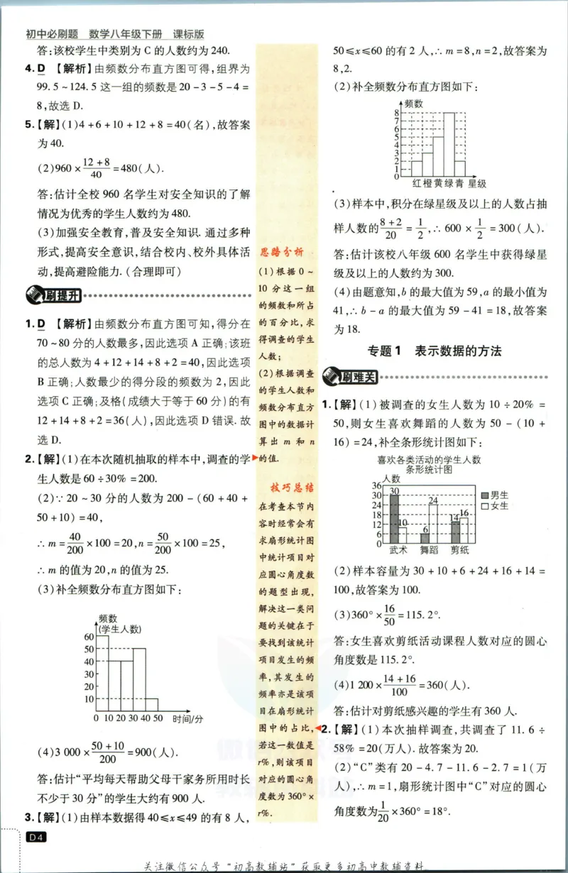 《初中必刷题八年级下册数学苏科版答案_2、2025初中必刷题合集_初中必刷题23+24+25上册_2023版》第6页预览