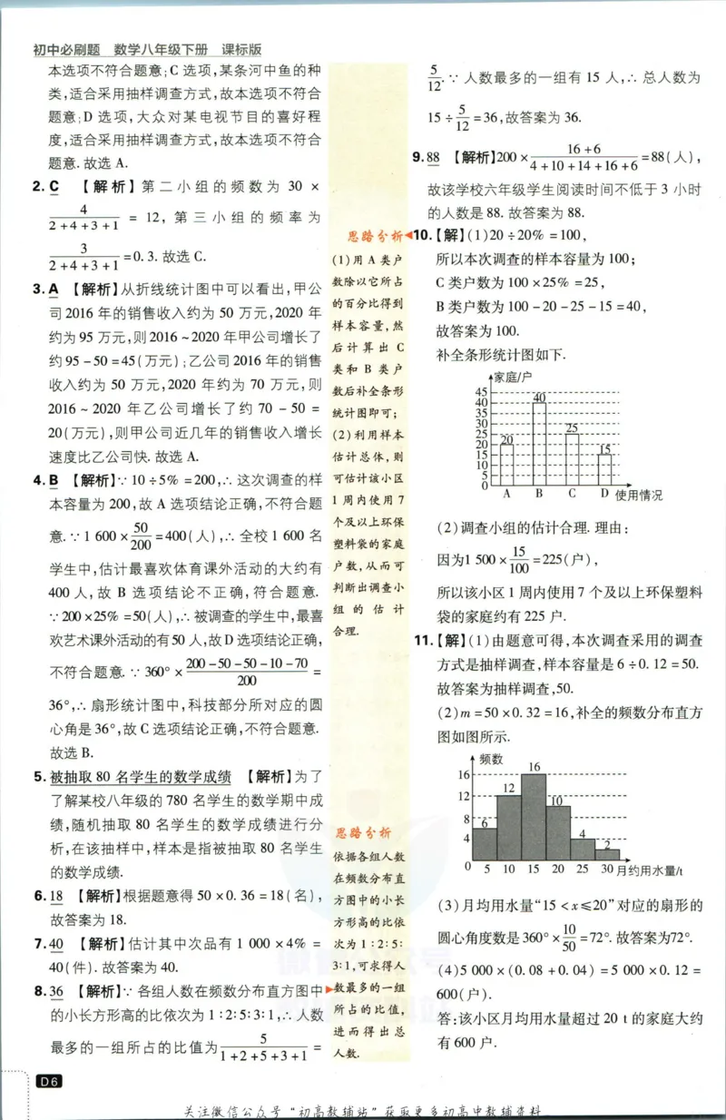 《初中必刷题八年级下册数学苏科版答案_2、2025初中必刷题合集_初中必刷题23+24+25上册_2023版》第8页预览