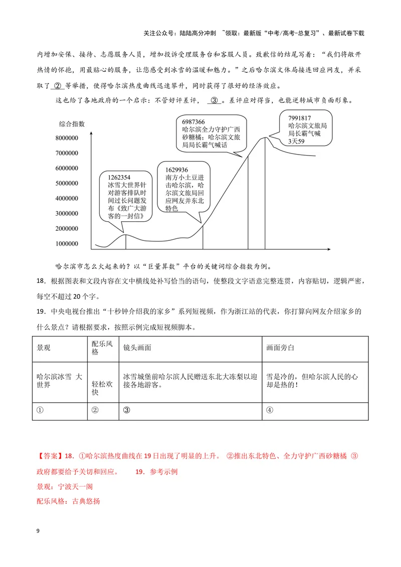 《专题06语言文字运用1（解析版）（新高考通用）_专项复习_2025年_2024年高考二模试题分类汇编语文新高考通用》第9页预览