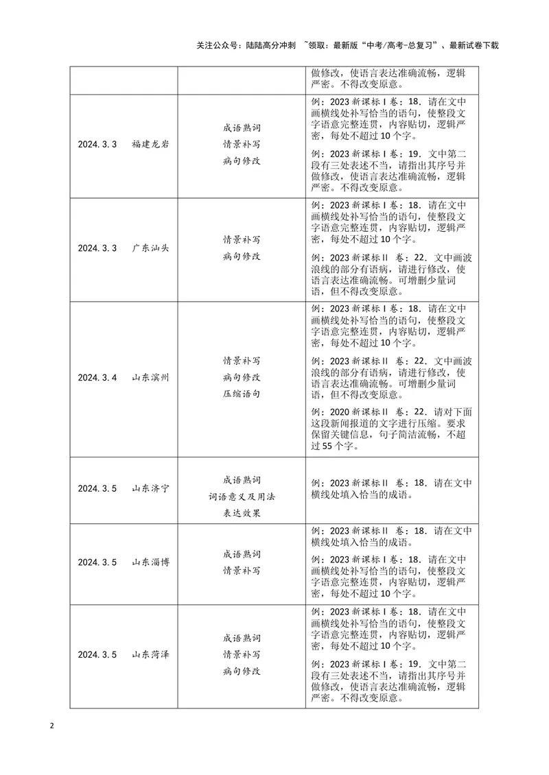 《专题06语言文字运用1（解析版）（新高考通用）_专项复习_2025年_2024年高考一模试题分类汇编语文新高考通用_979》第2页预览