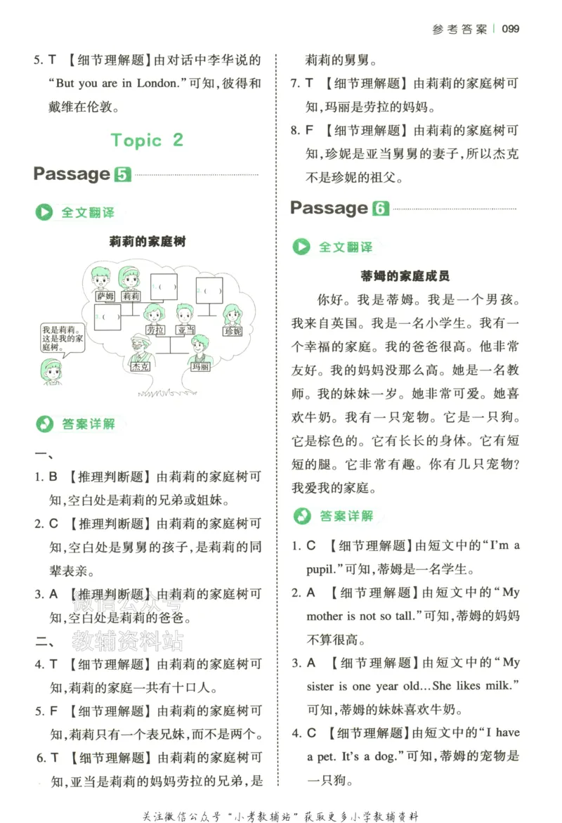 《2026版第5次一本英语阅读真题80篇-3年级-参考答案_小初高学习资料合集（每天更新）_一本小学英语阅读真题80篇（2025年第5版）》第4页预览