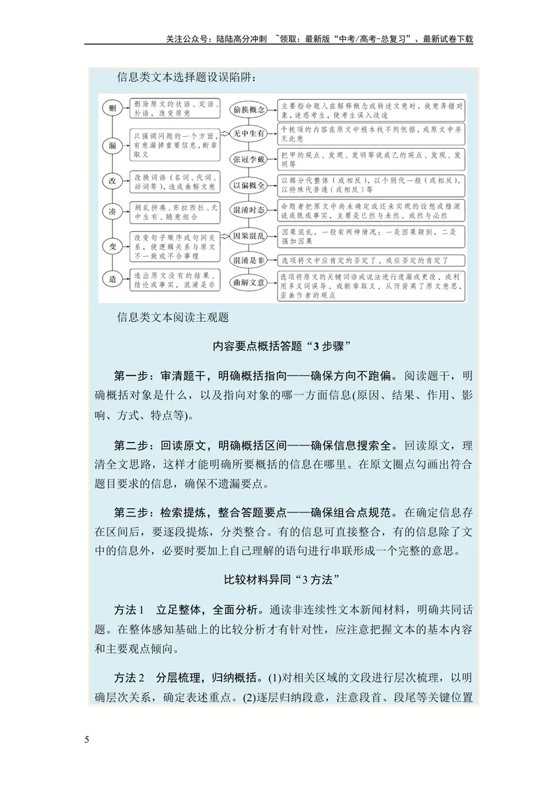 《专题07信息类阅读题型归类-2024年高考语文二轮热点题型归纳与变式演练（新高考专用）（原卷版）_二轮复习_2024年_2024高考语文二轮复习热点题型归纳与变式演练解题_资料》第5页预览