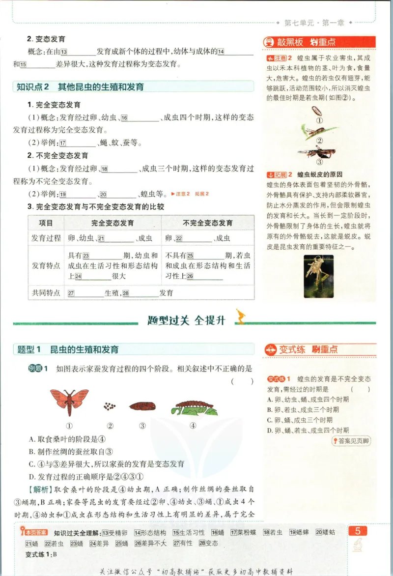 《初中必刷题八年级下册生物人教版狂K重点_2、2025初中必刷题合集_初中必刷题23+24+25上册_2023版》第9页预览