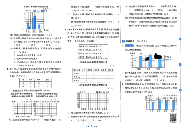 《26秋苏教版数学《亮点给力大试卷》5上_小初高学习资料合集(每天更新)_2026秋《亮点给力大试卷》苏教版数学1-6年级上册》第10页预览