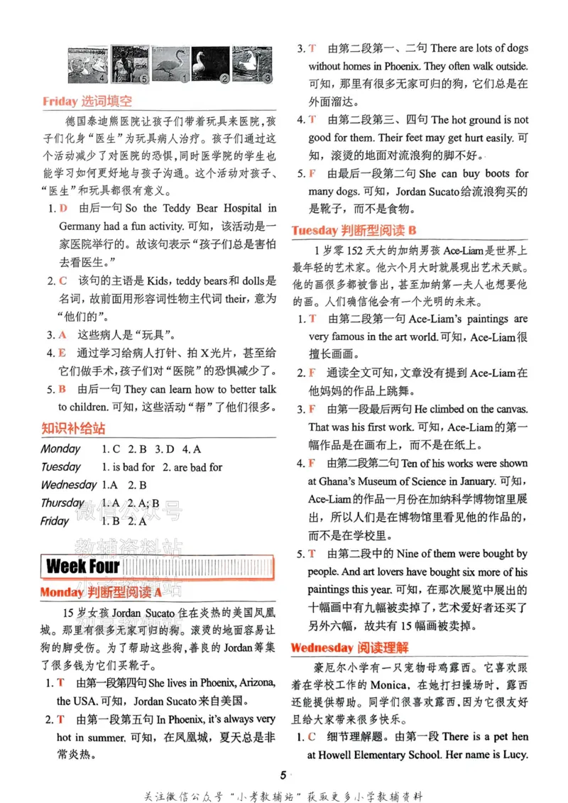 《快捷英语活页英语时文小学版第28期答案解析及参考译文_小初高学习资料合集（每天更新）_快捷英语小升初英语时文阅读(1)》第9页预览