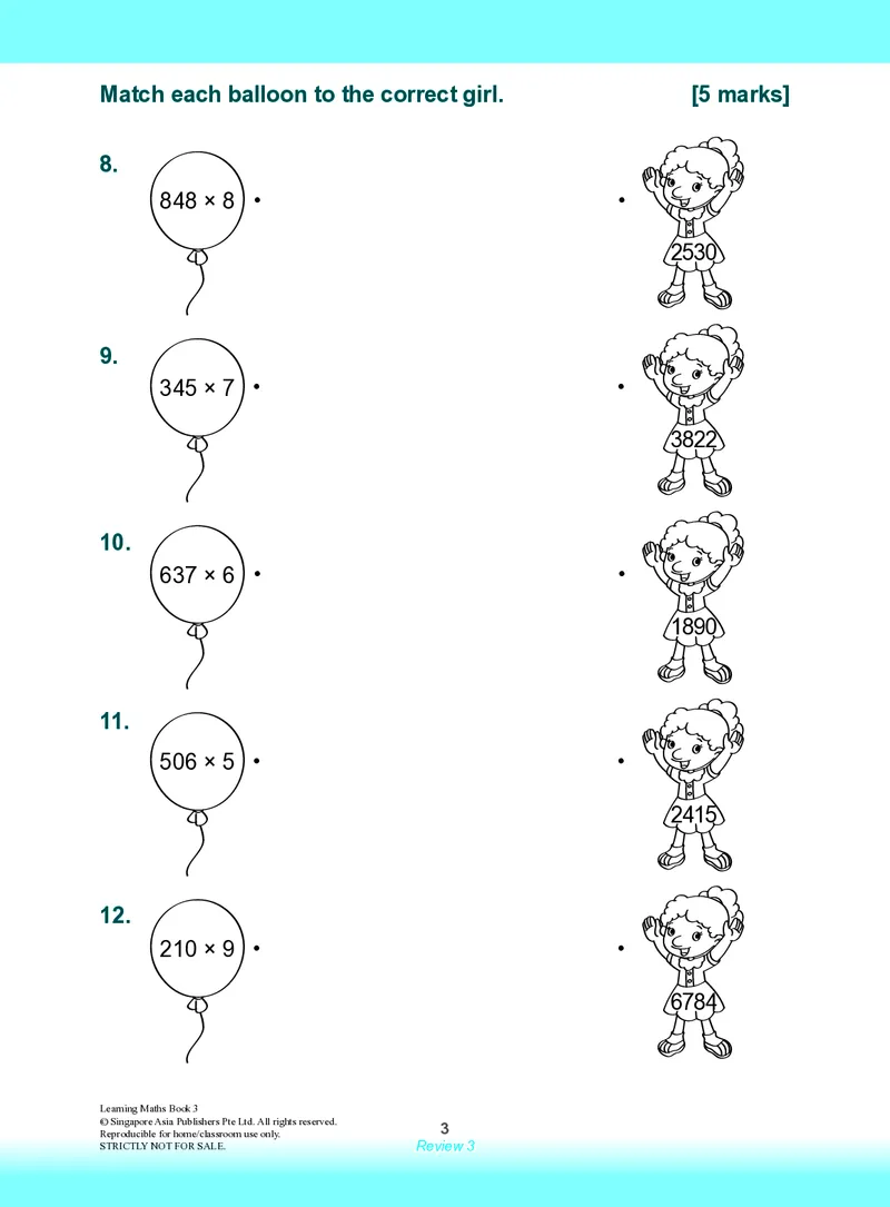 《Review3forU5_6_0_小初高学习资料合集（每天更新）_国外原版英文教辅汇总_新加坡SAP系列_新加坡SAPLearningMathematics数学教材_新加坡SAPLearningMathematics练习册Level1-3_LearningmathematicsLevel3》第3页预览