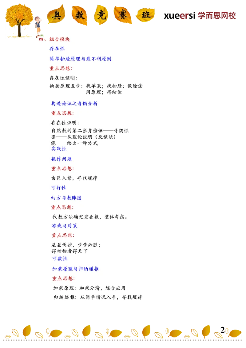 《3213-18复习+测评_小学1-6年级全科全套_2024更新专题_小学奥数专题资料_7、精品课程合集_学而思小学1-6年级奥数竞赛班视频课程285讲_四年级奥数（竞赛班）60讲_第60讲复习+测评》第2页预览