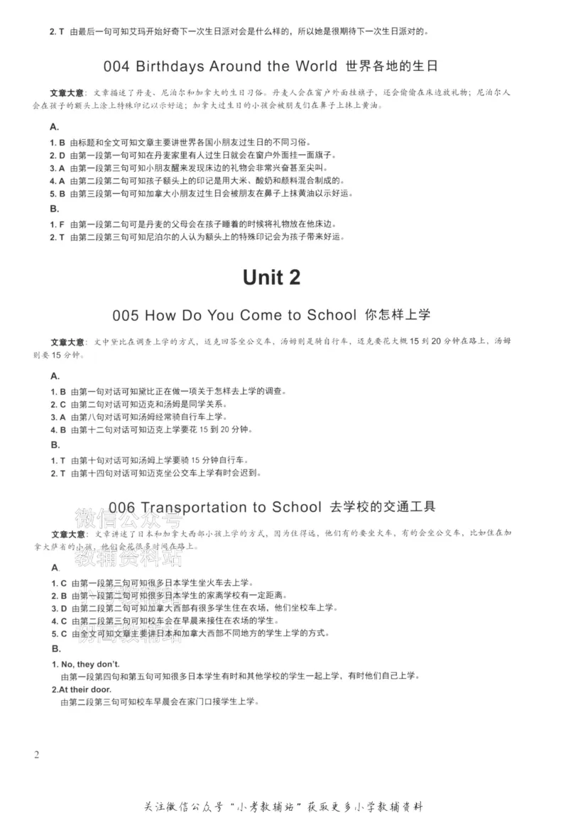 《读霸小学英语阅读128篇五年级答案_小初高学习资料合集（每天更新）_小学英语学习资料大合集_读霸（小学英语阅读128篇）》第4页预览