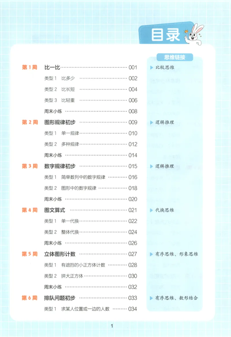 《一年级26秋一本《数学思维训练》（通用版）_小初高学习资料合集（每天更新）_2026秋《一本小学数学思维训练》_26秋1年级一本《数学思维训练》（通用版）》第8页预览
