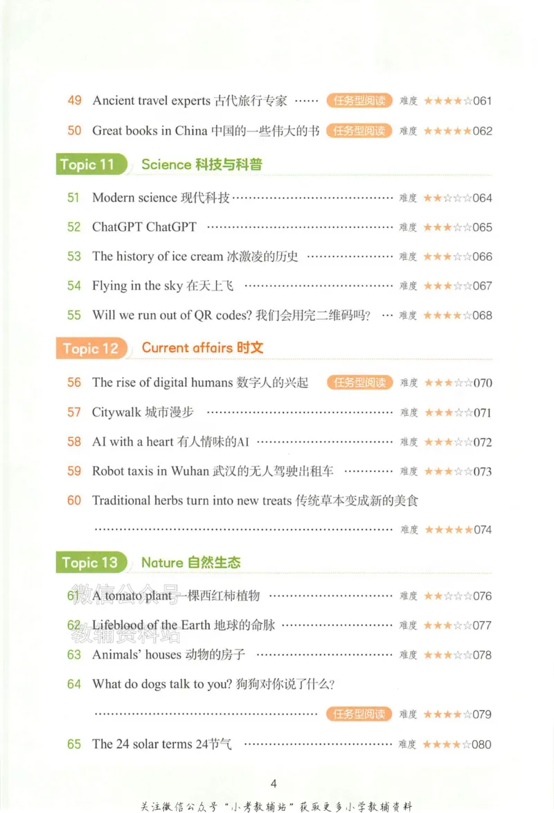 《一本小学英语阅读训练100篇六年级_小初高学习资料合集（每天更新）_一本小学英语阅读训练100篇（2026版第9次修订）》第8页预览