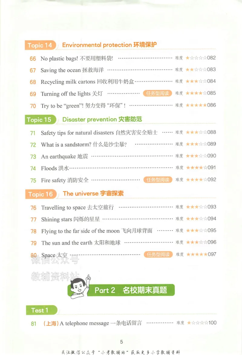 《一本小学英语阅读训练100篇六年级_小初高学习资料合集（每天更新）_一本小学英语阅读训练100篇（2026版第9次修订）》第9页预览
