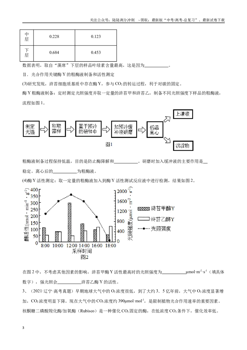 《专题01分子与细胞模块（东北三省通用）（解析版）_06-生物-高考总复习_专项复习_2024年_2024年高考生物考前大题秒杀技巧及专项训练_资料》第3页预览
