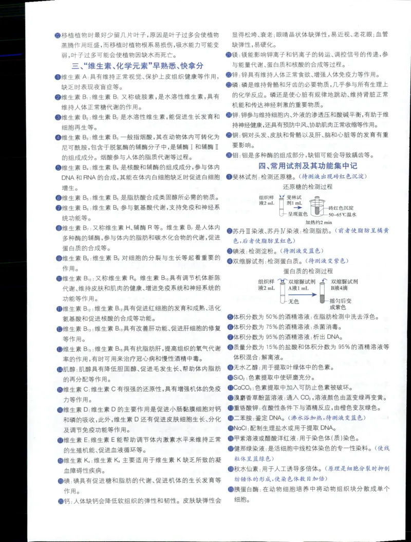 《一本涂书高中生物_小初高学习资料合集（每天更新）_2026版《高中一本涂书》（第6次修订）》第8页预览