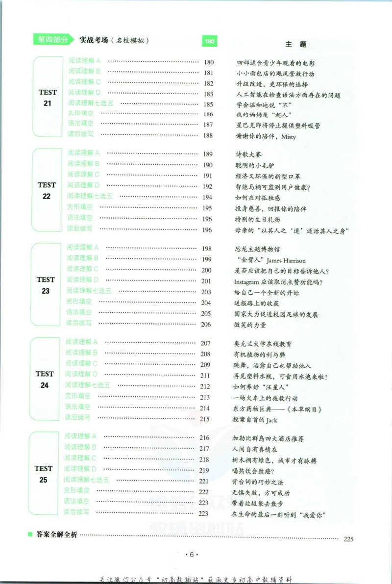 《一本英语5合1必刷题200篇高二_小初高学习资料合集（每天更新）_一本高中英语五合一必刷题200篇(1)》第10页预览