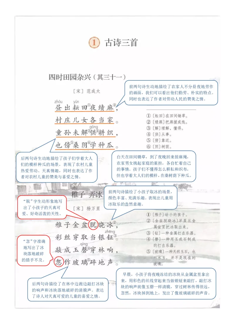 《课堂笔记部编五年级语文下册课堂笔记_小学1-6年级全科全套_1-6年级全科下册_五年级_五年级下语文_语文五下预习资料》第3页预览