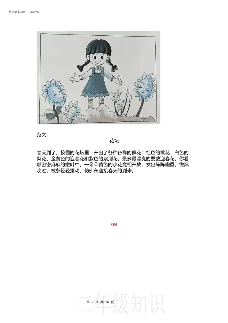 《一二年级看图写话满分范文精选50篇_小学1-6年级全科全套_1-6年级全科下册_二年级_二年级下语文_语文二下看图写话》第7页预览