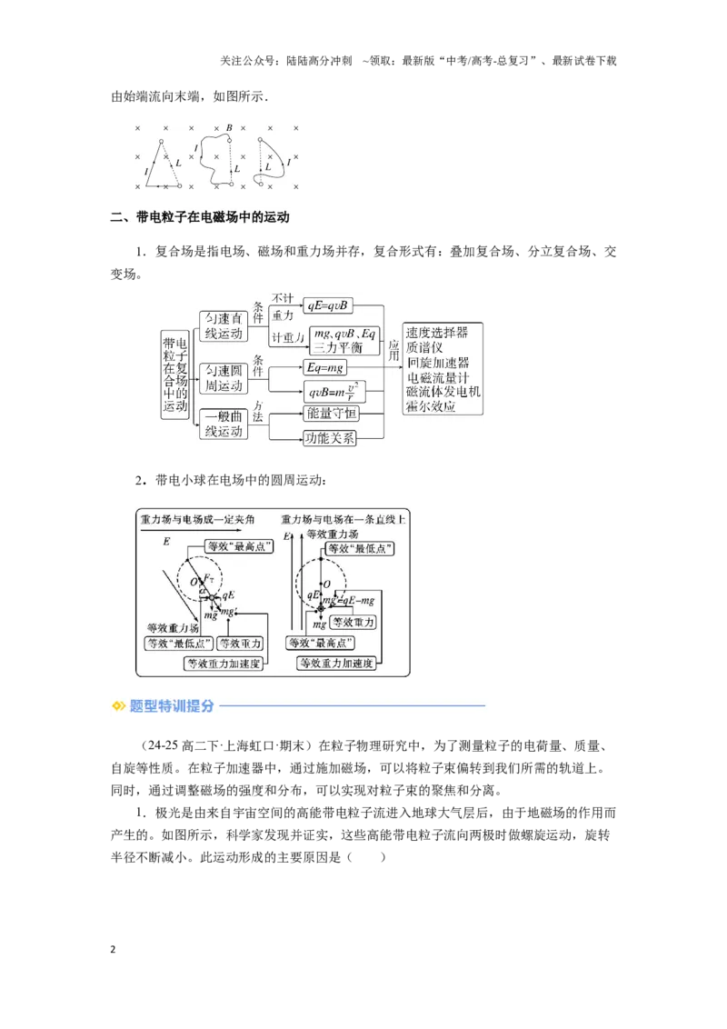 《010 磁场-（核心知识查漏）（原卷板）_04-物理-高考总复习_专项复习_2025年_2025年高考物理抢押秘籍（黑吉辽蒙专用）》第2页预览