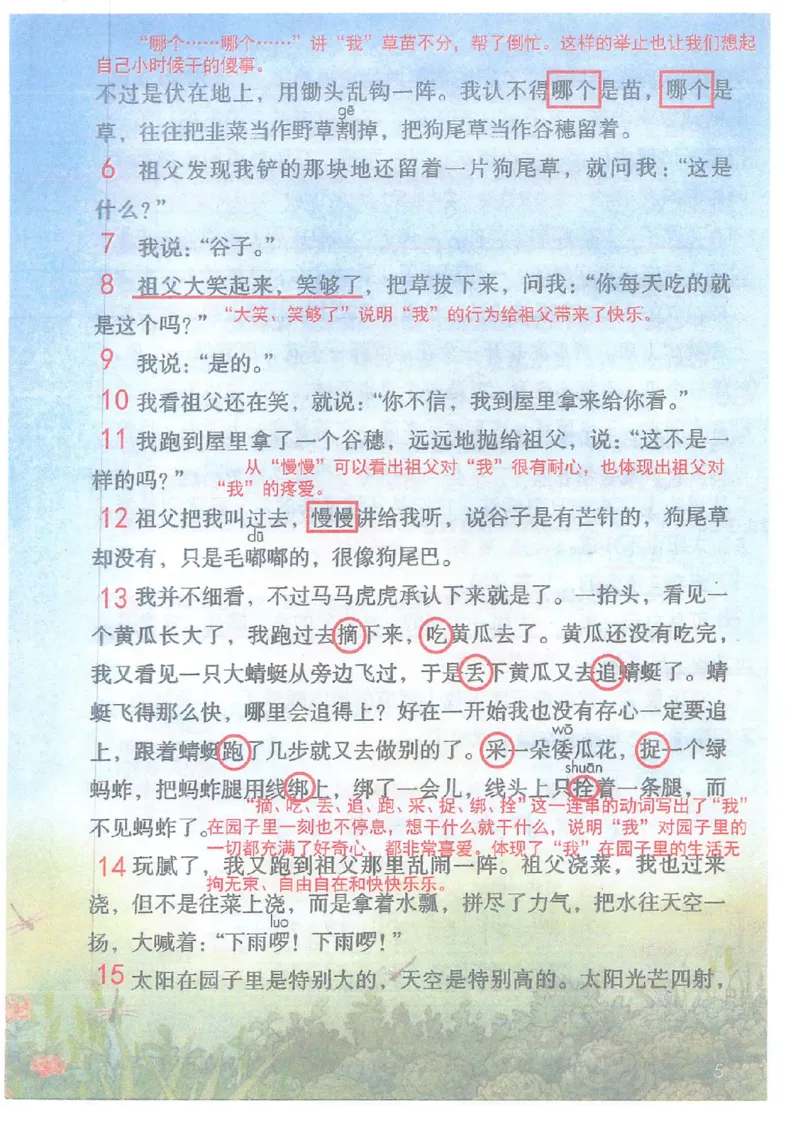 《课堂笔记部编版语文五年级下册课堂笔记（无水印）_小学1-6年级全科全套_1-6年级全科下册_五年级_五年级下语文_语文五下预习资料》第8页预览