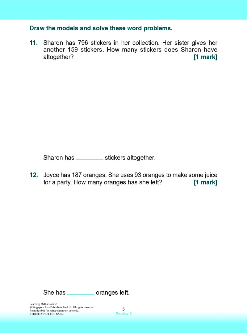 《Review2forU4_5_小初高学习资料合集（每天更新）_国外原版英文教辅汇总_新加坡SAP系列_新加坡SAPLearningMathematics数学教材_新加坡SAPLearningMathematics练习册Level1-3_LearningmathematicsLevel2》第5页预览