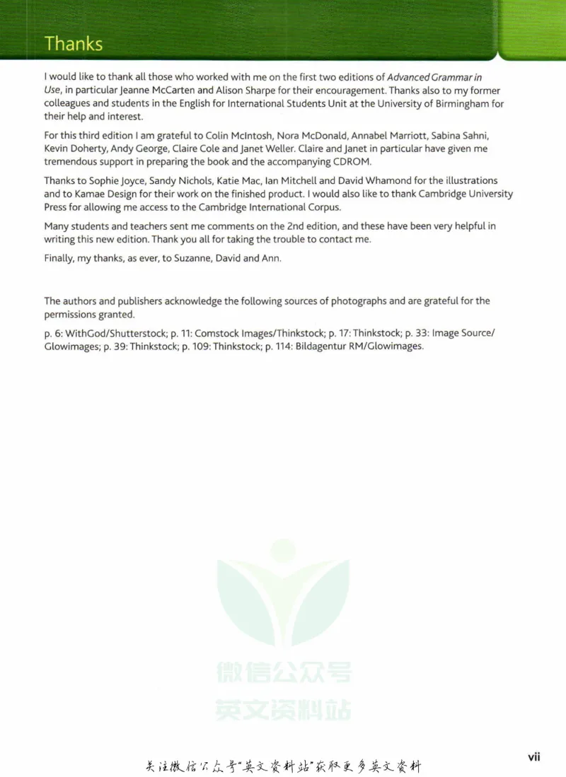 《AdvancedGrammarinUsewithAnswers_小初高学习资料合集（每天更新）_国外原版英文教辅汇总_剑桥语法教材CambridgeGrammar》第8页预览