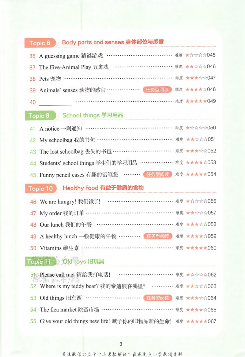 《一本小学英语阅读训练100篇三年级_小初高学习资料合集（每天更新）_一本小学英语阅读训练100篇（2026版第9次修订）》第7页预览