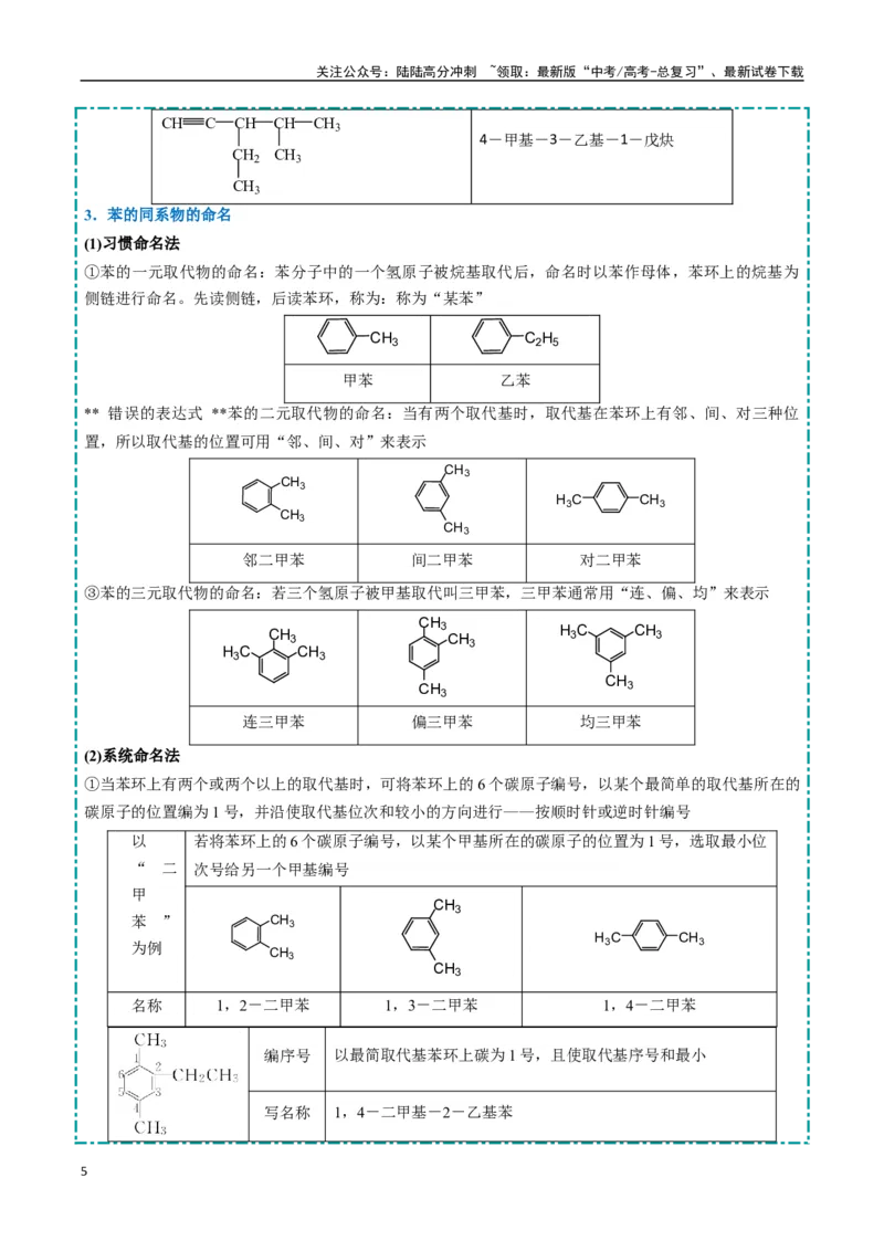 《大题04有机合成与推断综合题（逐空突破）（学生版）_05-化学-高考总复习_专项复习_2025年_2025年高考化学大题突破+限时集训（新高考通用）》第5页预览