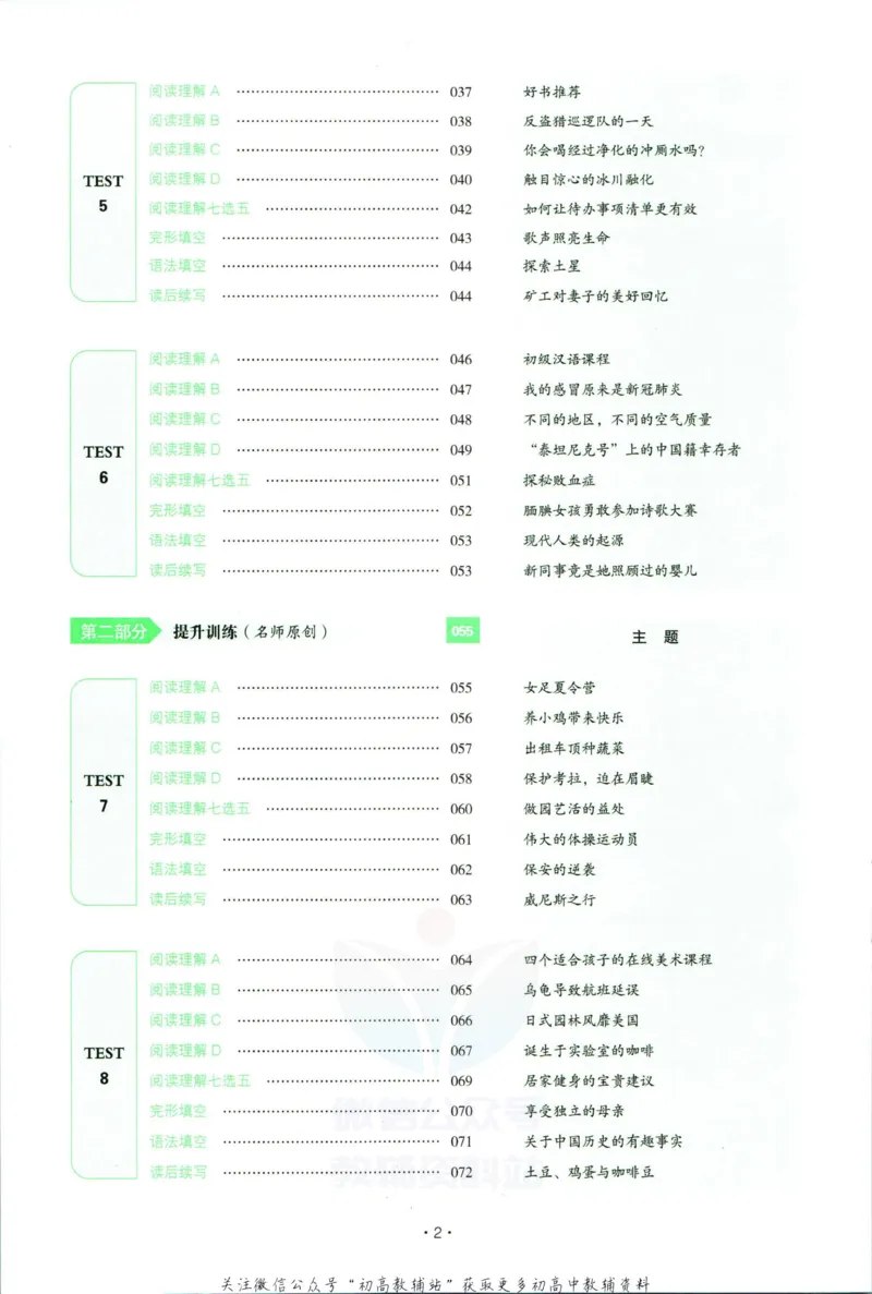 《一本英语5合1必刷题200篇高一_小初高学习资料合集（每天更新）_一本高中英语五合一必刷题200篇(1)》第6页预览