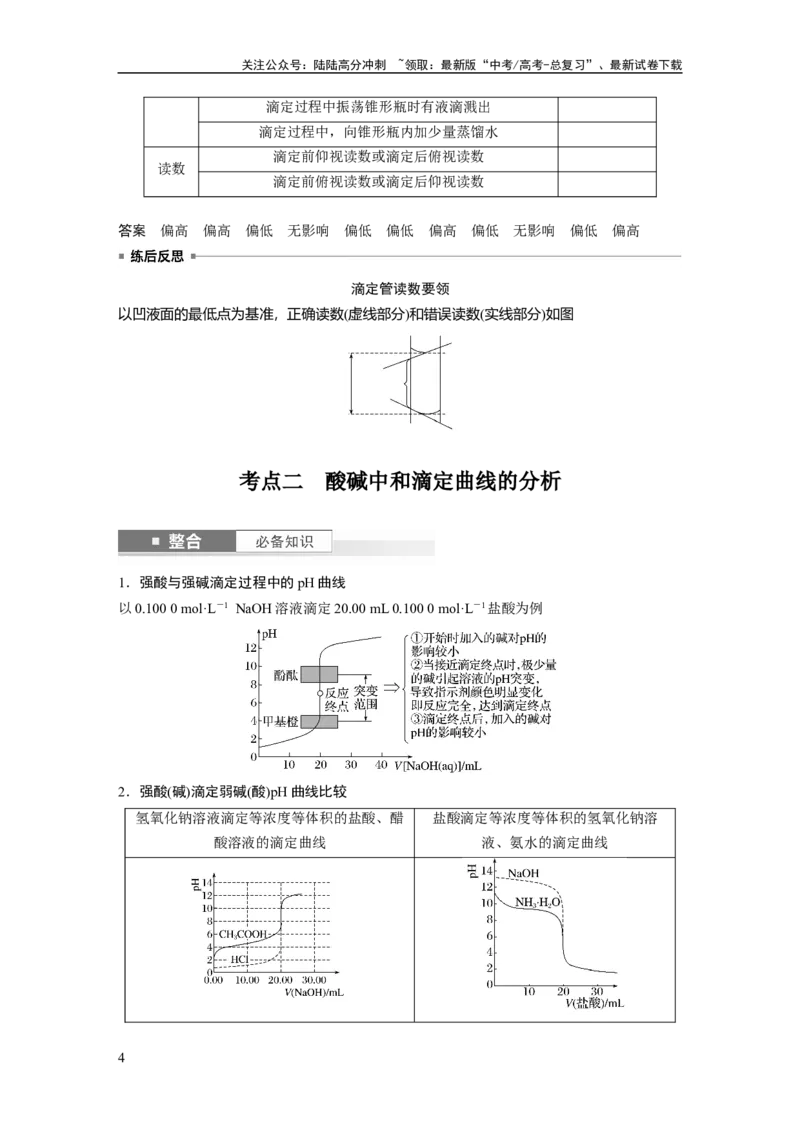《大单元四　第十二章　第53讲　酸碱中和滴定及拓展应用_05-化学-高考总复习_一轮复习_2025年_2025年大一轮复习讲义人教版化学_资料_1-资料_大一轮复习讲义教师专用》第4页预览