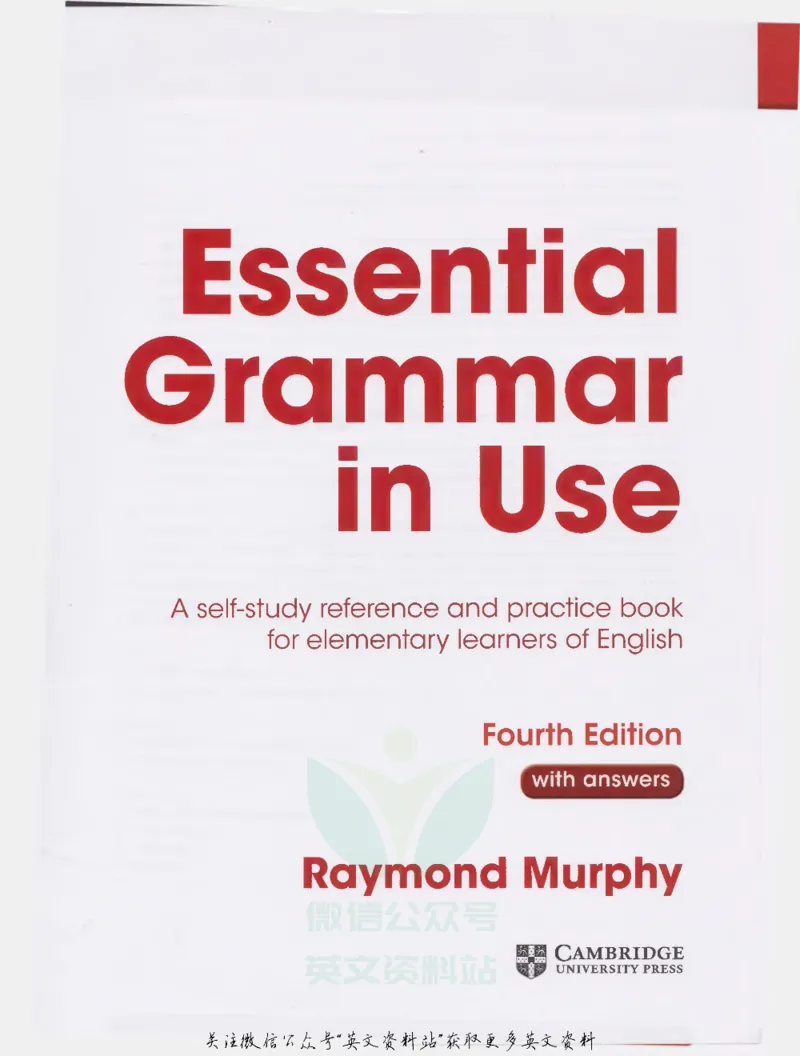 《Essential_Grammar_in_Use_4th_小初高学习资料合集（每天更新）_国外原版英文教辅汇总_剑桥语法教材CambridgeGrammar》第2页预览