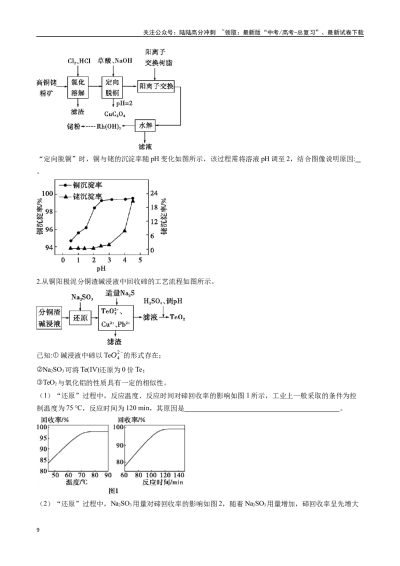 《大题01化工流程综合题（逐空突破）（学生版）_05-化学-高考总复习_专项复习_2025年_2025年高考化学大题突破+限时集训（广东专用）》第9页预览