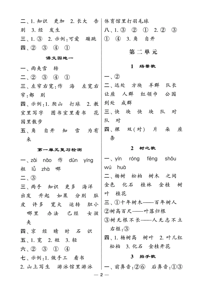 《2上语文学霸默写达人答案电子版_小初高学习资料合集（每天更新）_2026秋语文《学霸5星默写达人》1-6年级上册_26秋2上语文《学霸5星默写达人》》第2页预览