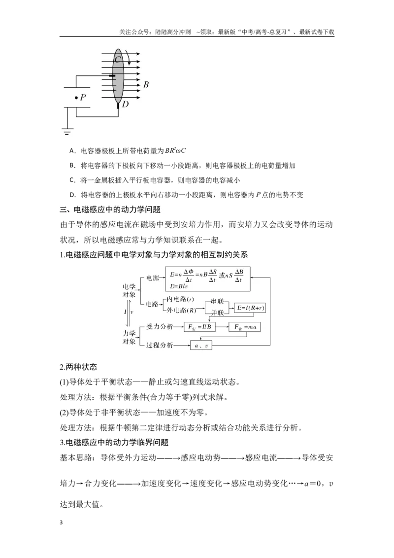 《15.电磁感应（原卷版）_04-物理-高考总复习_专项复习_2024年_2024年高三物理二级结论点对点专题练习题必刷题_资料》第3页预览