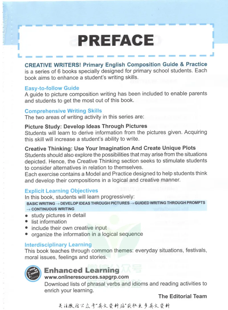 《CreativeWriters3_小初高学习资料合集（每天更新）_国外原版英文教辅汇总_新加坡创意写作CreativeWriters》第3页预览