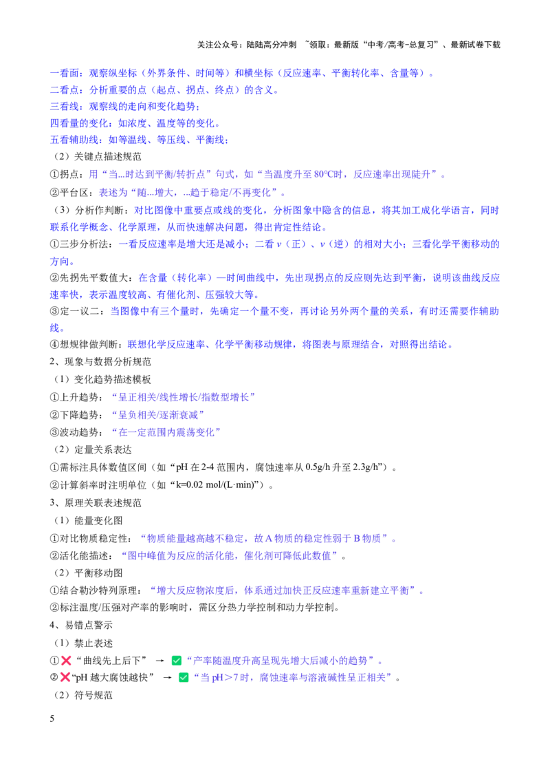 《抢分法宝5答题模版抓本质-2025年高考化学冲刺抢押秘籍_05-化学-高考总复习_三轮冲刺_2025年高考化学冲刺抢押秘籍（新高考通用）》第5页预览