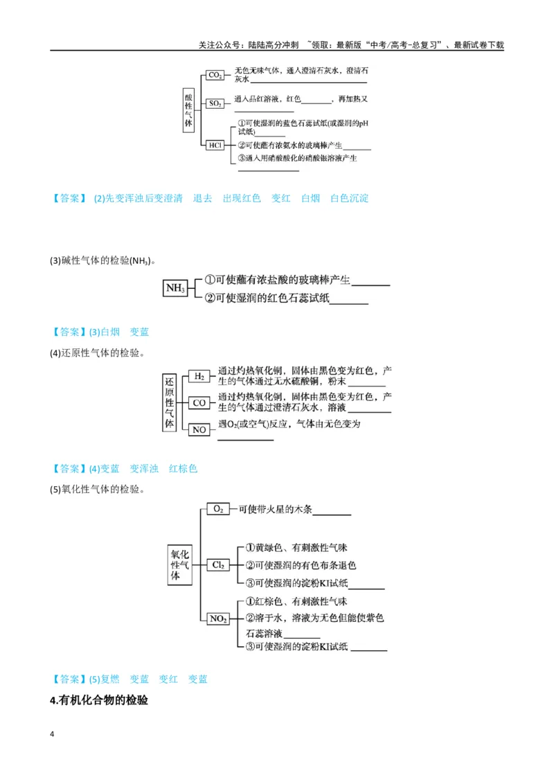 《升级版微专题43常见物质的分离、提纯和鉴别-（原卷版）(全国版)_05-化学-高考总复习_一轮复习_2024年_2024年高考化学一轮复习考点微专题_资料》第4页预览