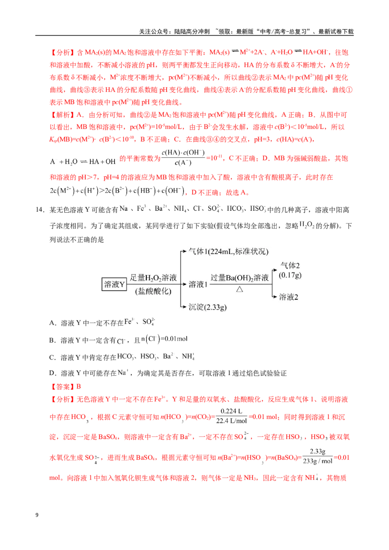 《化学（江西卷02）（全解全析）_05-化学-高考总复习_专项复习_2025年_2025年高考押题预测卷（多地区）化学》第9页预览