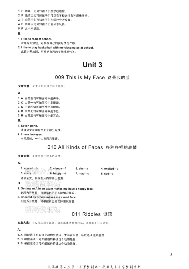 《读霸小学英语阅读128篇一年级答案_小初高学习资料合集（每天更新）_小学英语学习资料大合集_读霸（小学英语阅读128篇）》第5页预览