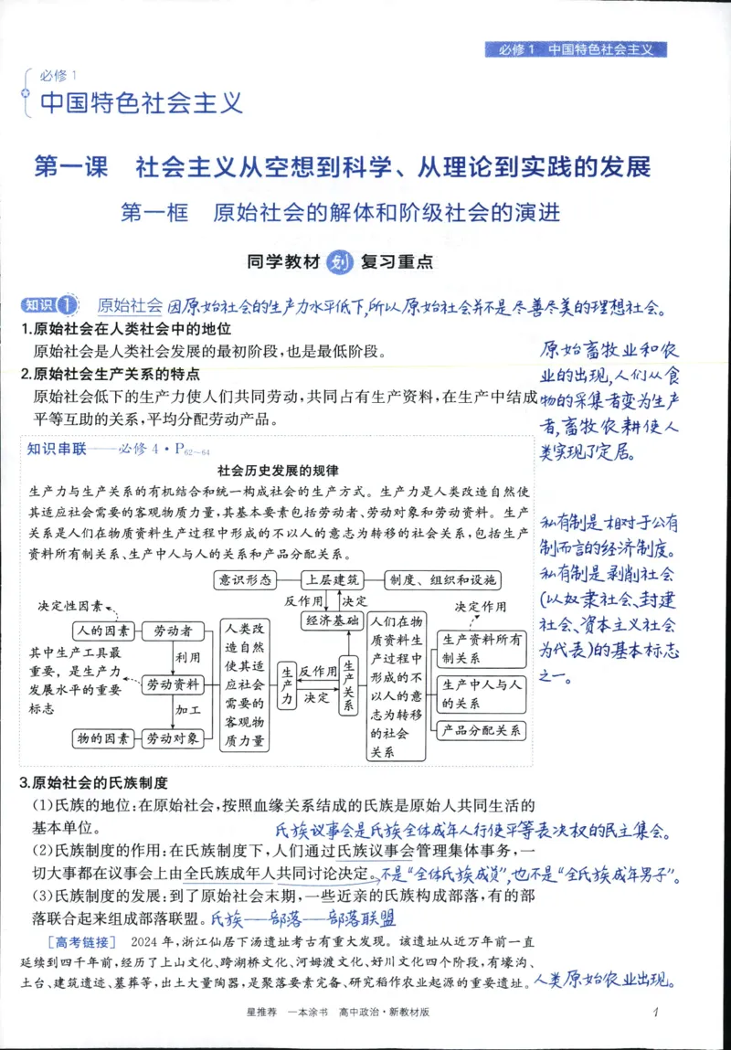 《一本涂书高中政治_小初高学习资料合集（每天更新）_2026版《高中一本涂书》（第6次修订）》第7页预览