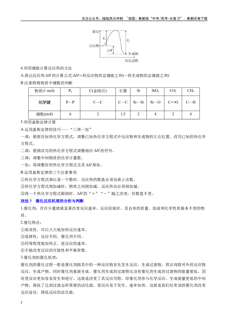《抢分秘籍4电化学热化学-（教师版）_05-化学-高考总复习_专项复习_2025年_2025年高考化学抢押秘籍（陕西、山西、宁夏、青海专用）》第2页预览