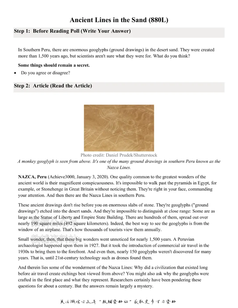 《LiteracyatHomeLexile880_小初高学习资料合集（每天更新）_美国蓝思分级阅读及词汇训练《Achieve3000Literacyathome》》第3页预览