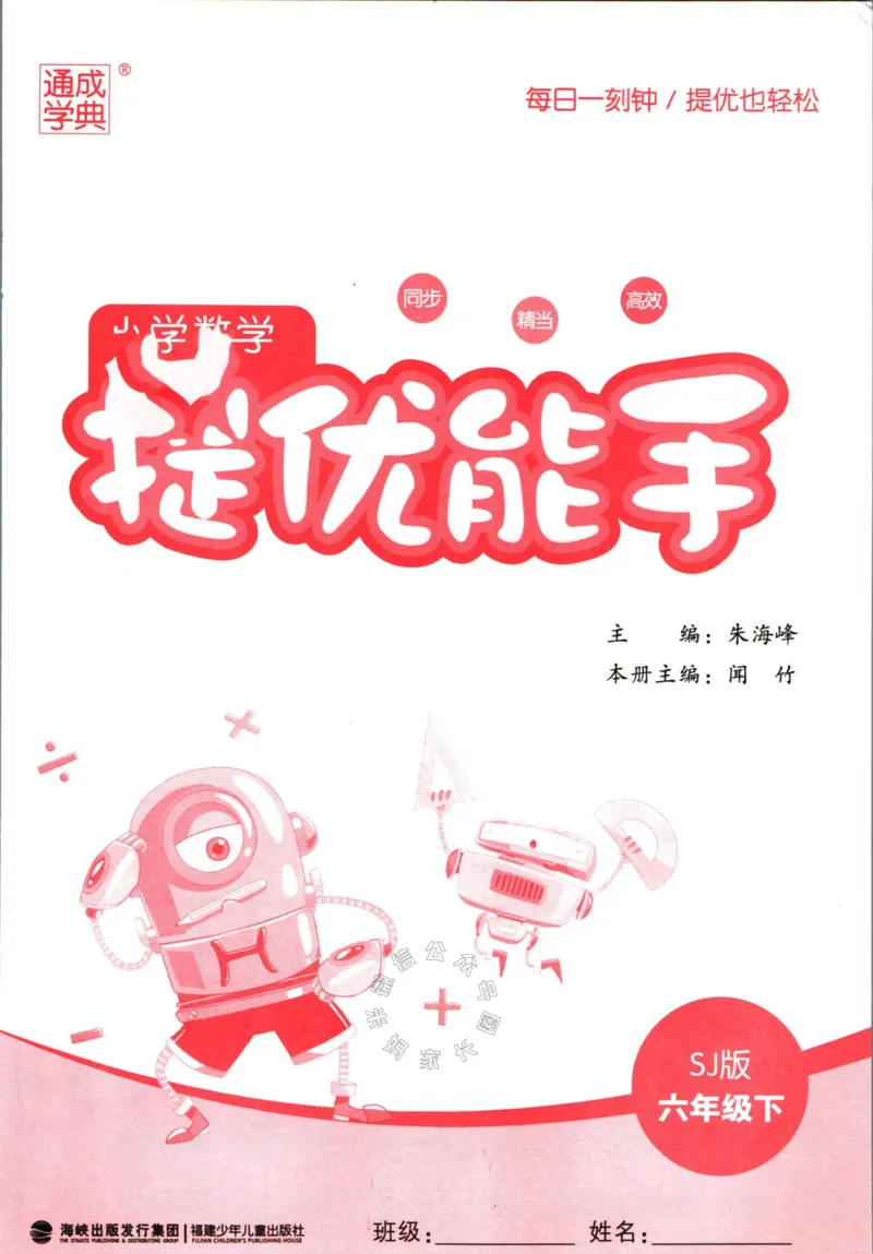 《002.24春苏教版数学提优能手六年级下册（有答案）_小学1-6年级全科全套_1-6年级全科下册_六年级_其他补充资料_数学苏教版资料》第2页预览