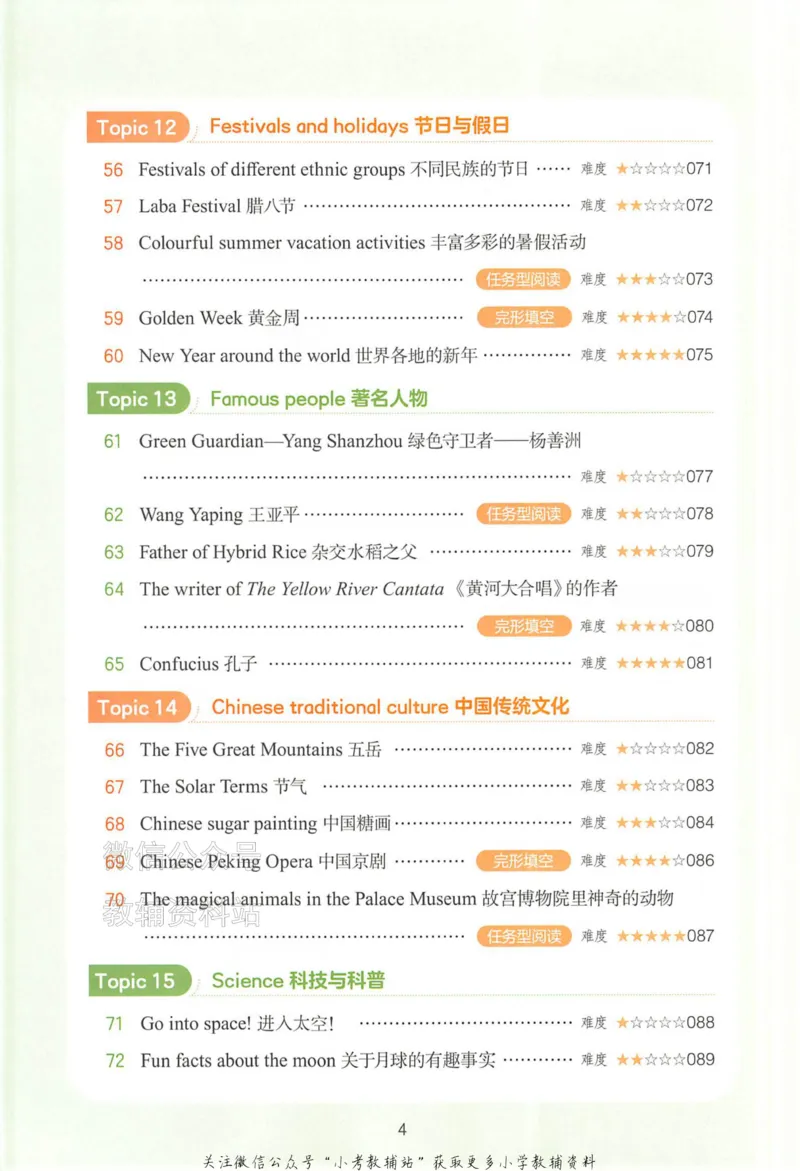 《一本小学英语阅读训练100篇五年级_小初高学习资料合集（每天更新）_一本小学英语阅读训练100篇（2026版第9次修订）》第8页预览